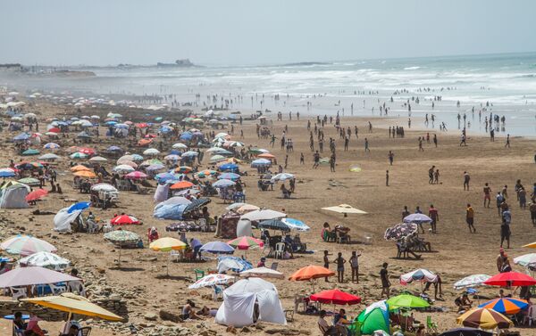Des vues des plages de Ain Sebaa, Ain Diab et Tamaris à Casablanca - Sputnik Afrique