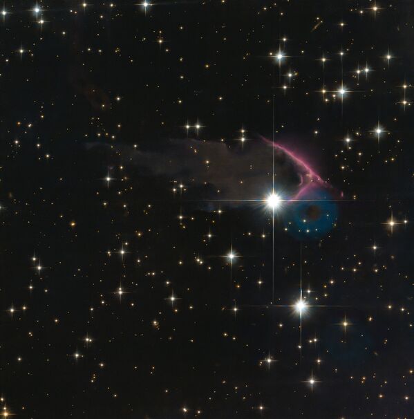 Le téléscope Hubble a capturé le berceau d’étoiles J025027. 7+600849 dans la constellation de Cassiopée. - Sputnik Afrique