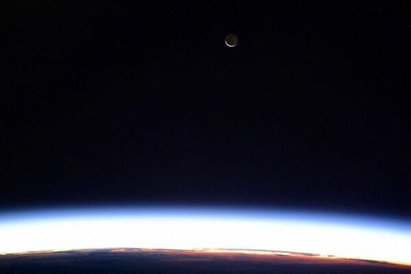 La Lune vue du bord de l’ISS. - Sputnik Afrique