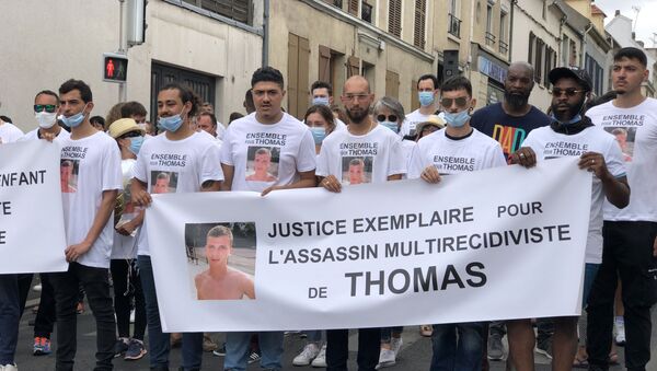 Marche blanche pour Thomas à Sarcelles - Sputnik Afrique
