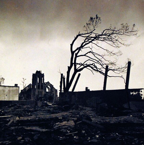 Destructions provoquées par la bombe larguée sur Hiroshima - Sputnik Afrique