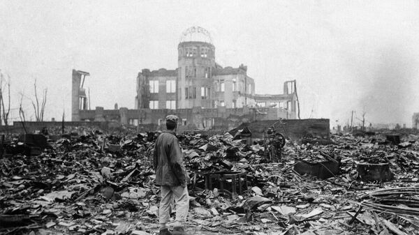 Vue d'Hiroshima un mois après le bombardement  - Sputnik Afrique