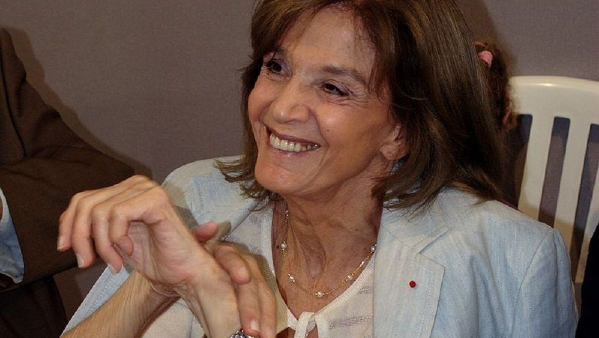 Gisèle Halimi, une avocate franco-tunisienne, militante féministe et essayiste à la Fête de l'Humanité 2008 - Sputnik Afrique, 1920, 14.05.2021
