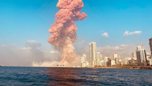 Explosions près du port de Beyrouth, 4 août 2020 - Sputnik Afrique