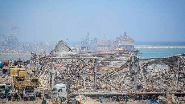 Beyrouth au lendemain de l'explosion de nitrate d'ammonium du 4 août 2020 - Sputnik Afrique
