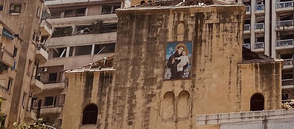 Beyrouth au lendemain de l'explosion de nitrate d'ammonium du 4 août 2020 Beyrouth au lendemain de l'explosion de nitrate d'ammonium du 4 août 2020 - Sputnik Afrique