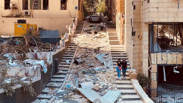 Beyrouth après les explosions, 5 août 2020 - Sputnik Afrique