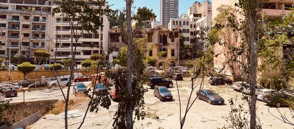 Beyrouth au lendemain de l'explosion de nitrate d'ammonium dans le port (août 2020) Beyrouth au lendemain de l'explosion de nitrate d'ammonium dans le port (août 2020) - Sputnik Afrique