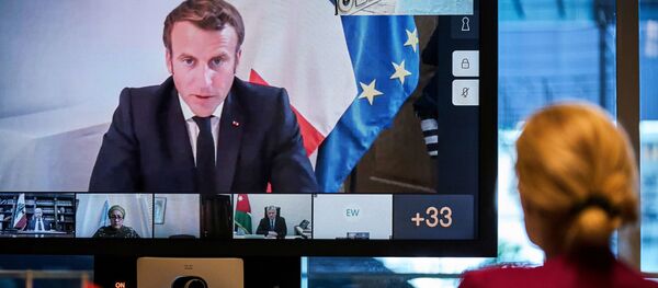 Visioconférence de soutien au Liban, le 9 août 2020 - Sputnik Afrique