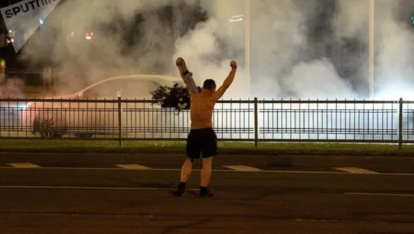 Manifestation à Minsk, 10 août 2020 - Sputnik Afrique