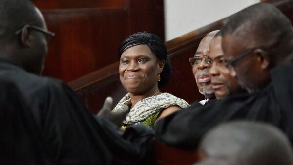 Simone Gbagbo lors de son procès à Abidjan en 2016. - Sputnik Afrique