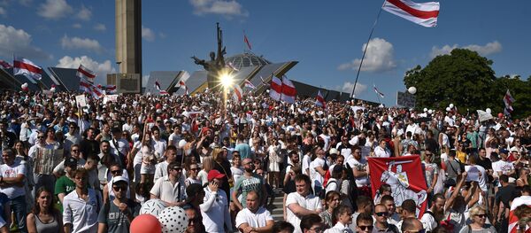 Des manifestations à Minsk - Sputnik Afrique