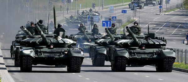 Des chars biélorusses (photo d'archives) - Sputnik Afrique