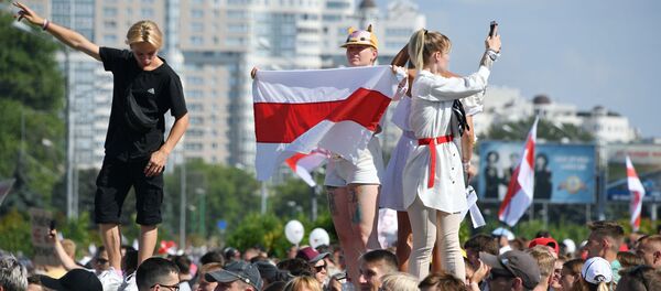 Action de protestation à Minsk  - Sputnik Afrique
