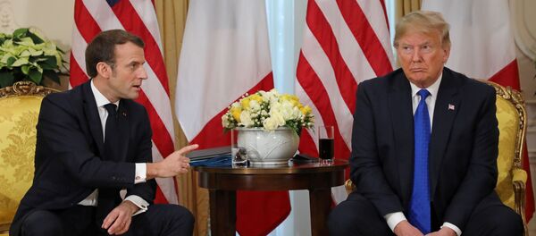 Emmanuel Macron et Donald Trump à Londres Emmanuel Macron et Donald Trump à Londres - Sputnik Afrique
