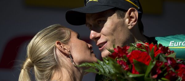 Pierre Rolland coureur cycliste lors du Tour de France 2012 - Sputnik Afrique