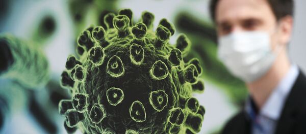 Illustration du coronavirus au forum russe Santé de la nation - Sputnik Afrique