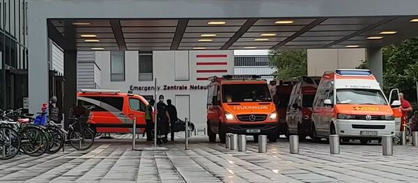 Berliner Klinik Charité, wo der russische Politiker Alexei Nawalny behandelt wird Berliner Klinik Charité, wo der russische Politiker Alexei Nawalny behandelt wird - Sputnik Afrique