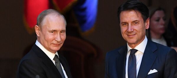 Официальный визит президента РФ В. Путина в Италию - Sputnik Afrique