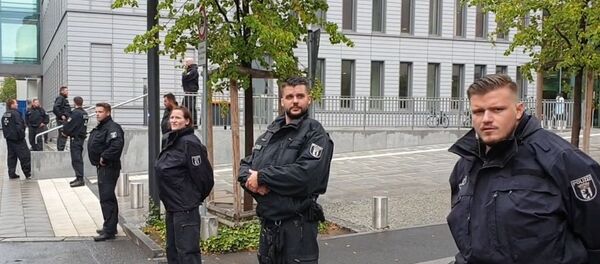 Clinique de la Charité de Berlin pendant l'hospitalisation d'Alexeï Navalny - Sputnik Afrique