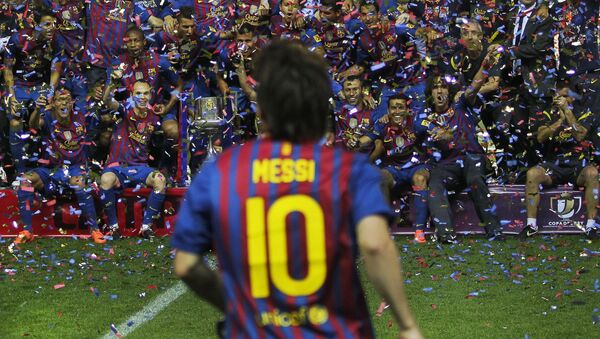 Lionel Messi, photo d'archives (2012) - Sputnik Afrique