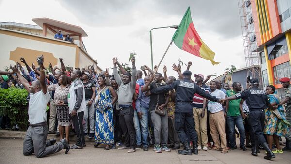 Les partisans de Maurice Kamto, leader de l'opposition au Cameroun - Sputnik Afrique