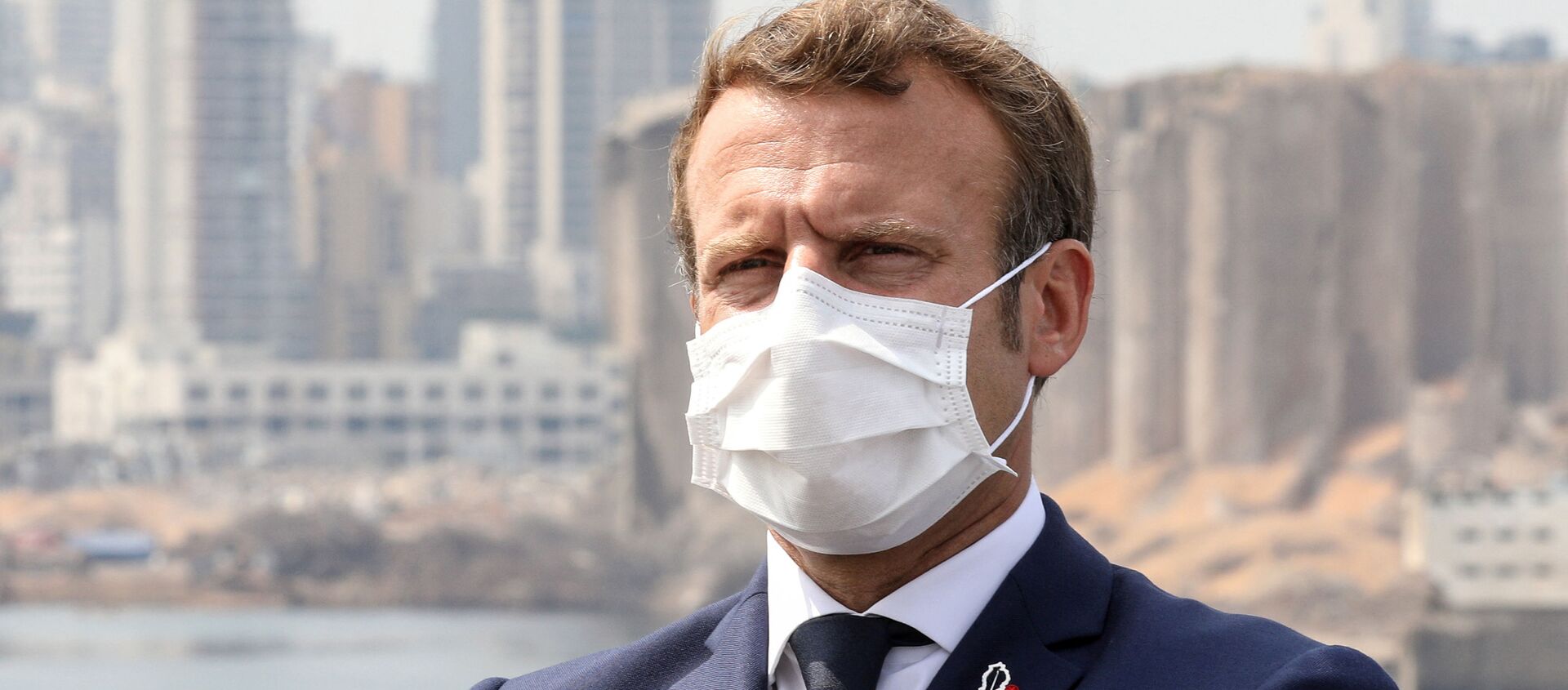 Emmanuel Macron à Beyrouth, le 1er septembre 2020 - Sputnik Afrique, 1920, 29.09.2020