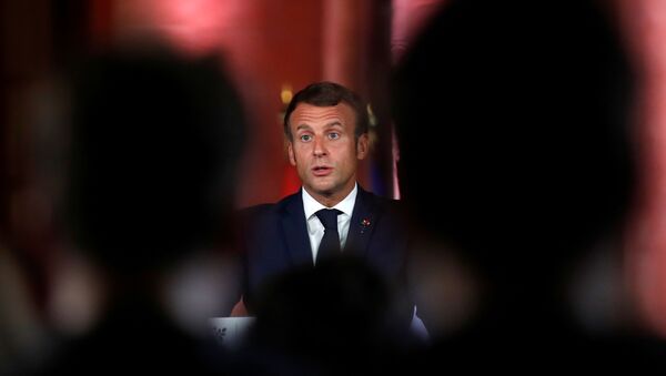 Emmanuel Macron à Beyrouth, le 1er septembre 2020 - Sputnik Afrique