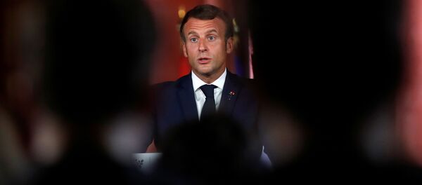 Emmanuel Macron à Beyrouth, le 1er septembre 2020 - Sputnik Afrique