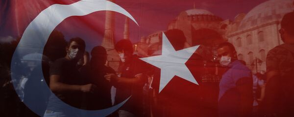 Le drapeau turc Le drapeau turc - Sputnik Afrique