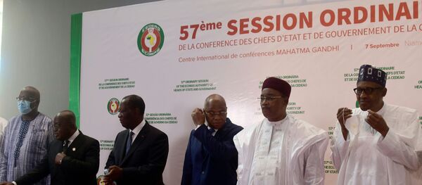 Les chefs d'État de la Cedeao réunis en pour la 57e session ordinaire de la Cedeao - Sputnik Afrique