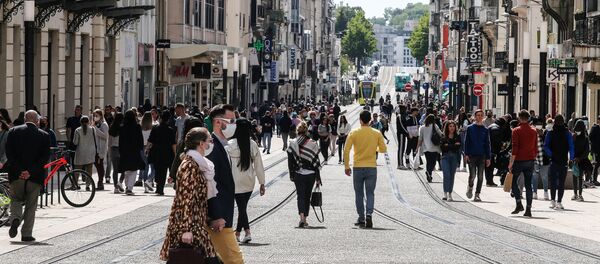 Reims pendant l'épidémie de Covid-19 (archive photo) - Sputnik Afrique