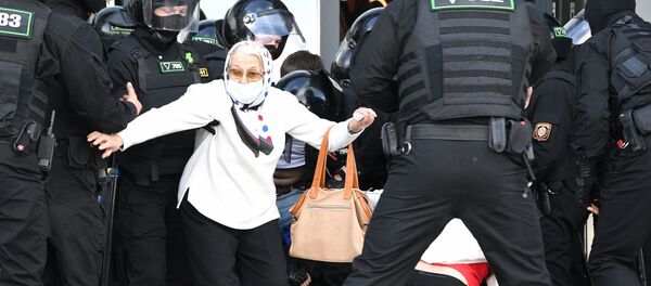 Rassemblement anti-gouvernemental à Minsk - Sputnik Afrique