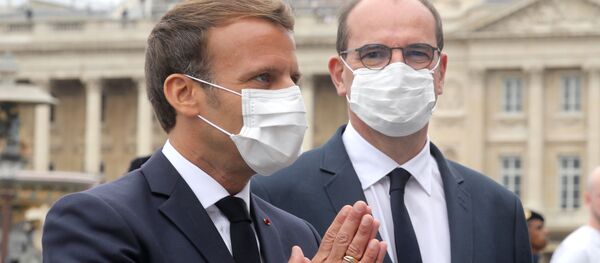 Emmanuel Macron et Jean Castex - Sputnik Afrique