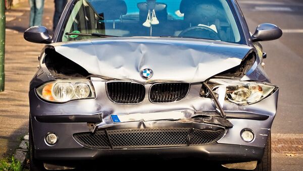 Une BMW accidentée (image d'illustration) - Sputnik Afrique