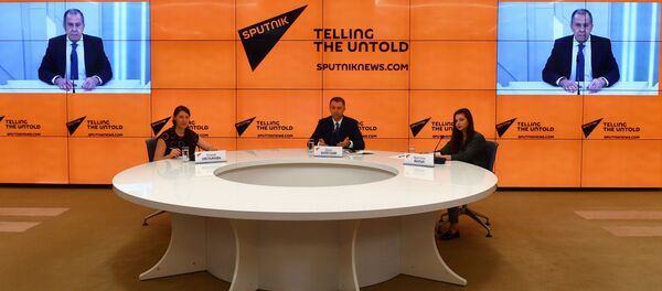 Sergueï Lavrov, chef de la diplomatie russe en interview avec les journalistes de Sputnik  - Sputnik Afrique