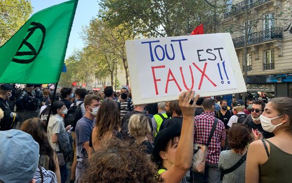 Manifestation interprofessionnelle à l'appel des syndicats à Paris, 17 septembre 2020 - Sputnik Afrique