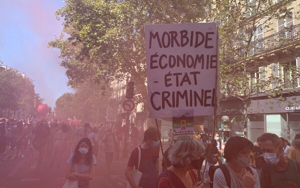 Manifestation interprofessionnelle à l'appel des syndicats à Paris, 17 septembre 2020 - Sputnik Afrique
