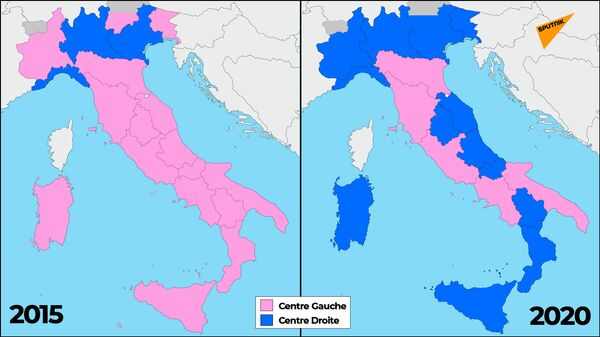 Régionales partielles en Italie: malgré des résultats mitigés pour Salvini, la péninsule se droitise Régionales partielles en Italie: malgré des résultats mitigés pour Salvini, la péninsule se droitise - Sputnik Afrique