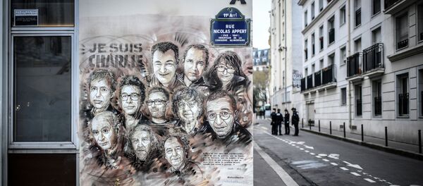 Hommage aux membres de Charlie Hebdo - Sputnik Afrique