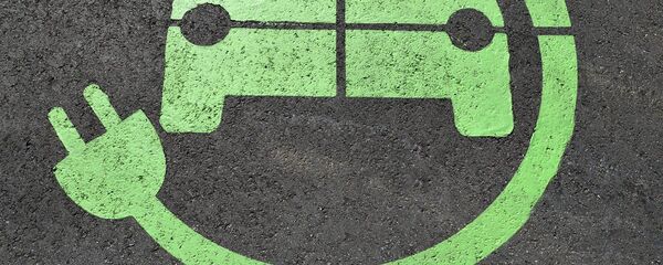 Image d'une voiture électrique - Sputnik Afrique