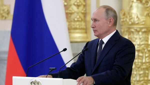 Vladimir Poutine, le 23 septembre 2020 - Sputnik Afrique