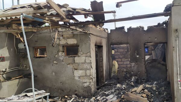 Une maison détruite par un pilonnage - Sputnik Afrique