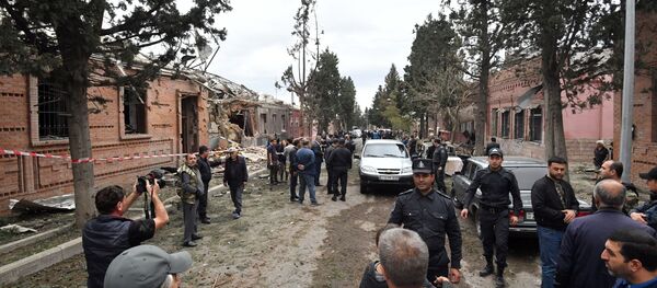 la ville de Ganja après le bombardement - Sputnik Afrique