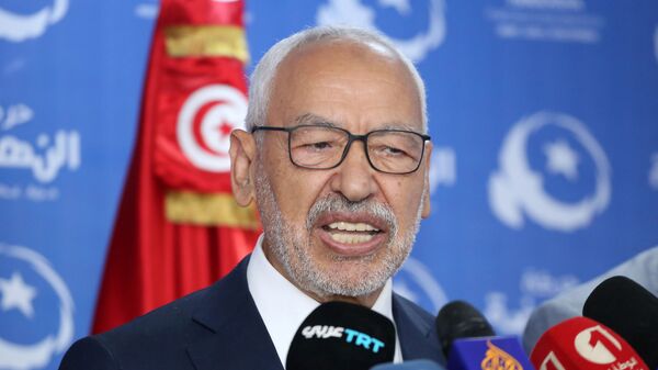 Rached Ghannouchi, leader du parti islamique tunisien Ennahda. - Sputnik Afrique