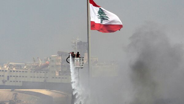 Incendie à Beyrouth. Image d'illustration - Sputnik Afrique