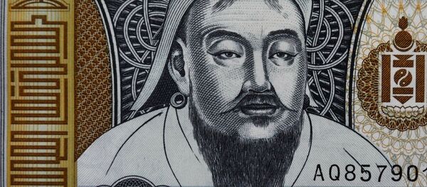 Monnaie mongole à l'effigie de Gengis Khan - Sputnik Afrique