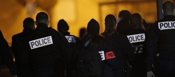 La police sur les lieux de l'attaque à Conflans-Sainte-Honorine, le 16 octobre 2020 - Sputnik Afrique