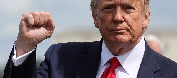 Donald Trump arrive en Floride, 16 octobre 2020 - Sputnik Afrique