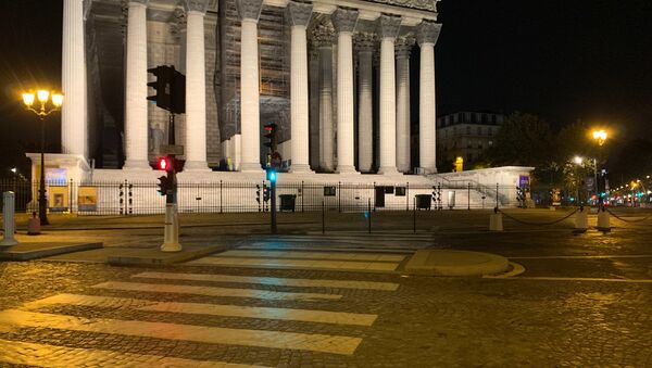 Images de la 1ère soirée du couvre-feu à Paris - Sputnik Afrique